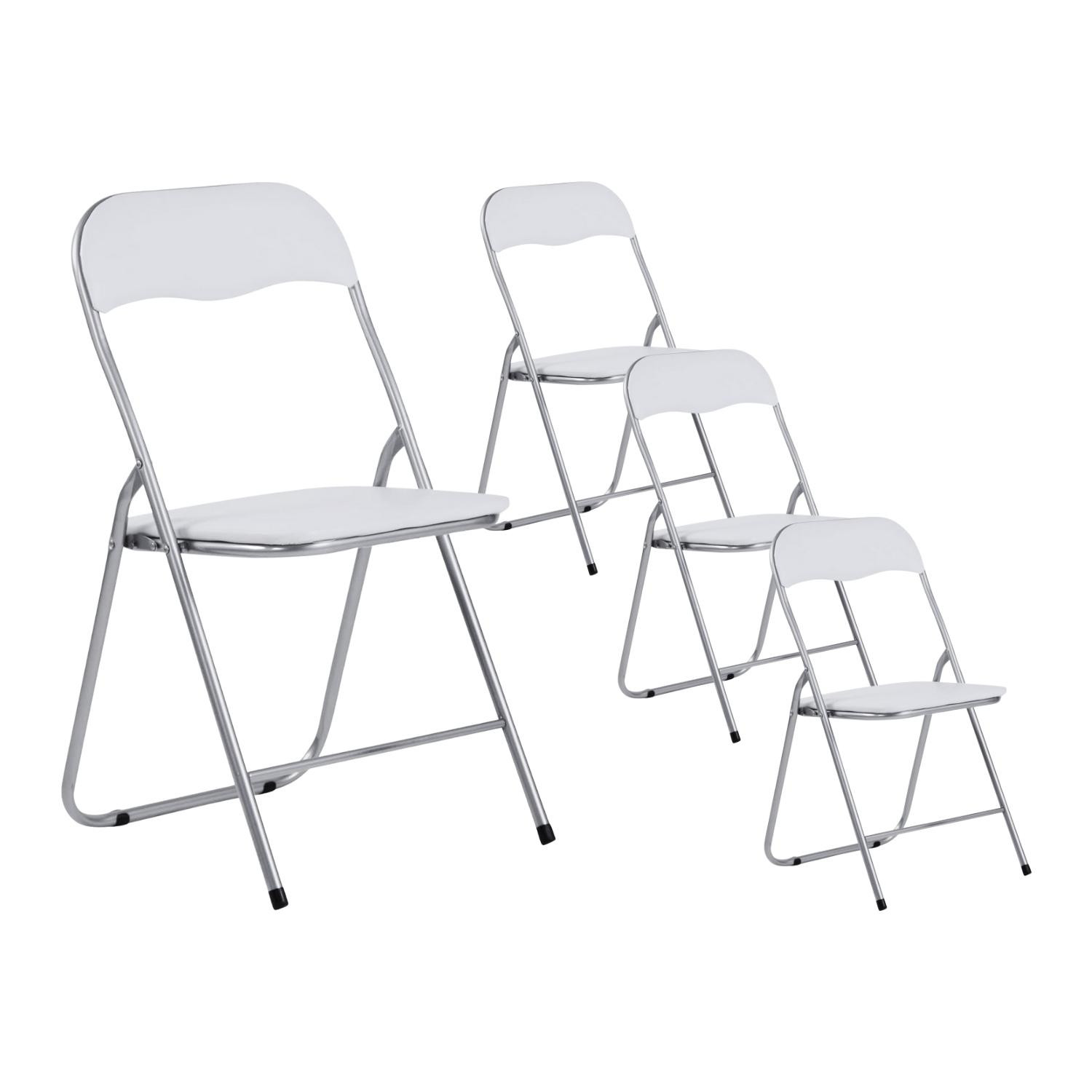 Pack 4 Sillas Plegables Acolchadas Eleonor 44x46x79cm 7house Sillas y Sillones de Exterior 1